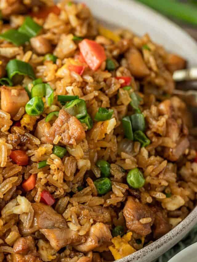 Blackstone Chicken Fried Rice