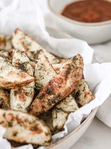 Baked Ranch Potatoe Wedges